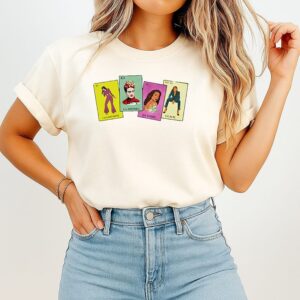 Famous Women Loteria La Cantante La Pintora La Dama La Aoc T-Shirt