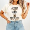 Jesus Is My Savior Dogs And Bikes Are My Therapy T-Shirt