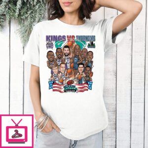 Kings Vs Timberwolves NBA Japan Games Tokyo 1999 T-Shirt
