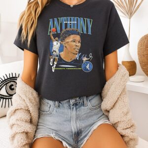 Minnesota Timberwolves Anthony Edwards 2026 NBA Dual Signature T-Shirt
