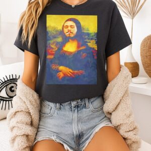 Mona Lisa Rapper Post Malone T-Shirt