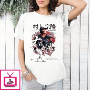 Munetaka Murakami Chicago White Sox Mlb 4th Player In Mlb History Poster T-Shirt