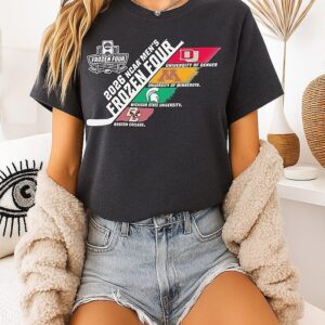 NCAA Men’s Frozen Four Champions 2026 Denver Minnesota Michigan Boston College T-Shirt