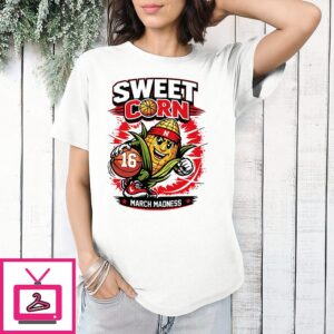 Nebraska Basketball Sweet Corn 16 March Madness T-Shirt