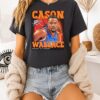 Oklahoma City Thunder Cason Wallace 2026 NBA Signature Airbrush T-Shirt