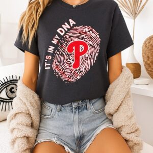 Philadelphia Phillies Fingerprint It’s In My Dna T-Shirt