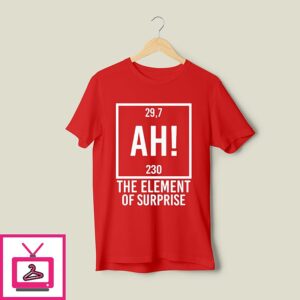 Project Hail Mary Ah Element Of Surprise Ryland Grace T-Shirt