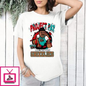 Project Pat Memphis Grizzlies Cartoon T-Shirt