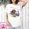 Salvidor Dali Eating A Bowl Of Surreal Caricature T-Shirt