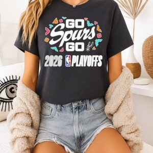 San Antonio Spurs 2026 NBA Playoff Go Spurs Go T-Shirt