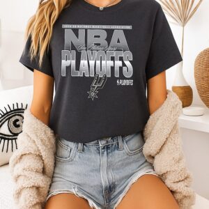 San Antonio Spurs 2026 NBA Playoffs Logo T-Shirt
