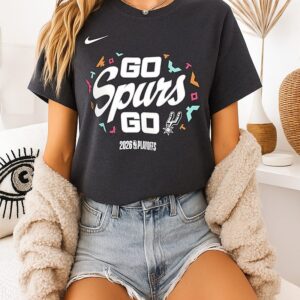 San Antonio Spurs 2026 NBA Playoffs Mantra Go Spurs Go T-Shirt