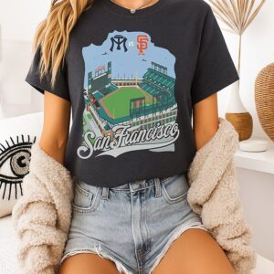 San Francisco Baseball Stadium Vintage T-Shirt
