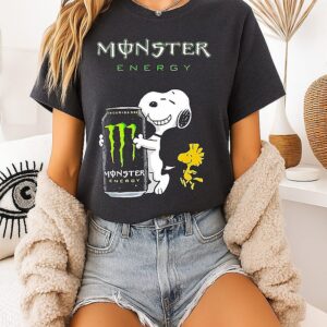 Snoopy And Woodstock X Monster Energy T-Shirt