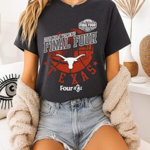Texas Longhorn NCAA Women’s Basketball Final Four 2026 Four It All T-Shirt