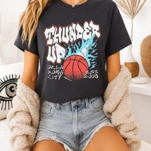 Thunder Up Ball 2008 Okc Thunder T-Shirt