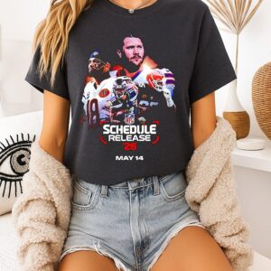 2026 NFL Schedule Release Graphic T-Shirt
