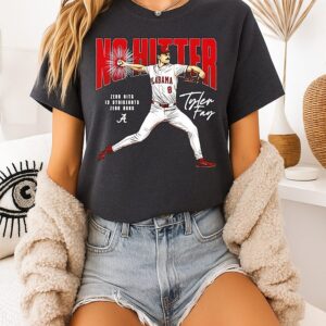 Alabama Tyler Fay No Hitter Zero Hits 13 Strikeouts Zero Runs Signature T-Shirt
