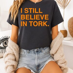 Ben Verlander Wearing I Still Believe In Tork T-Shirt