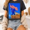 Blind Leader Trump And Sheep USA Flag T-Shirt
