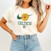 Boston Celtics NBA Flower Graphic T-Shirt