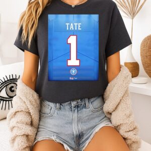 Carnell Tate 1 Tennessee Titans 2026 NFL Draft T-Shirt