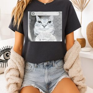 Cat Dollar Motion Detected T-Shirt