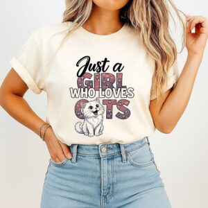 Cat Lover Just A Girl Who Loves Cats T-Shirt