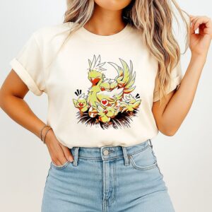 Chocobo Family Graphic T-Shirt