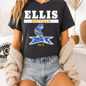 Colten Ellis Buffalo Sabres 92 G Retro Hockey T-Shirt