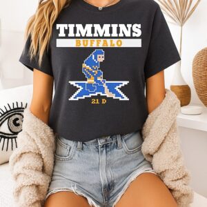 Conor Timmins Buffalo Sabres 21 D Retro Hockey T-Shirt