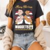 Denver Nuggets Christmas Braun And Johnson Merry Christmas T-Shirt