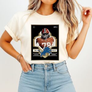 Detroit Lions Pick Blake Miller 17 Clemson Tigers NFL Draft 2026 T-Shirt