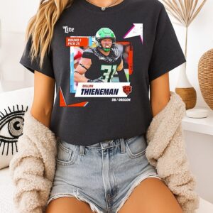 Dillon Thieneman Round 1 Pick 25 2026 NFL Draft Chicago Bears T-Shirt