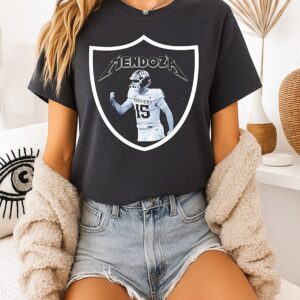 Fernando Mendoza Las Vegas Raiders NFL Draft Logo T-Shirt