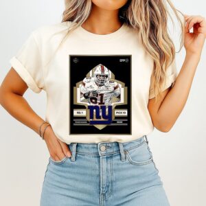 Francis Mauigoa 10 New York Giants NFL Draft 2026 T-Shirt