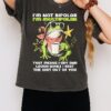 Frog I’m Not Bipolar I’m Multipolar That Means I Cry And Laugh While I Beat T-Shirt