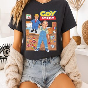 Goy Story Benjamin Netanyahu And Donald Trump Meme T-Shirt