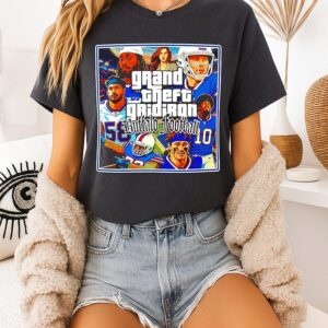 Grand Theft Gridiron Buffalo Bills Football Tailgate T-Shirt