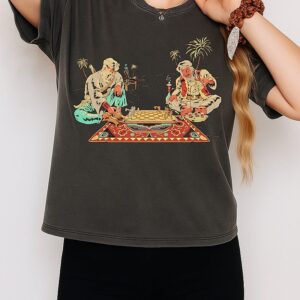 Halil Karasu Two Men Playing Chess T-Shirt
