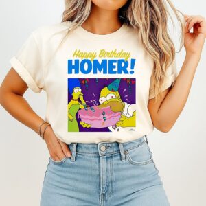 Happy Birthday Homer The Simpsons T-Shirt