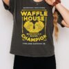 Hashbrowns And Smackdowns Waffle House Bareknuckle Boxing Champion T-Shirt