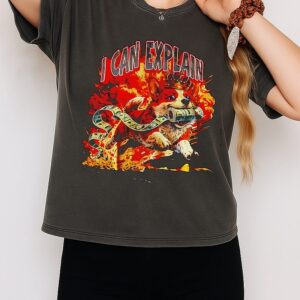 I Can Explain Corgi Dog Crown And Roll Of Cash T-Shirt
