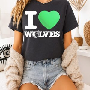 I Love Wolves Minnesota Timberwolves 2026 NBA Playoffs T-Shirt