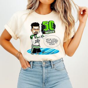 Jamie Benn Number 14 Dallas Stars Captain 50 Wins T-Shirt