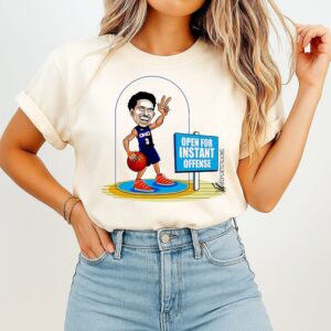Jared Mccain Oklahoma City Thunder Open For Instant Offense T-Shirt