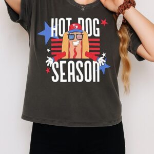 Jarrett Allen Cleveland Guardians Wearing Hot Dog Season T-Shirt
