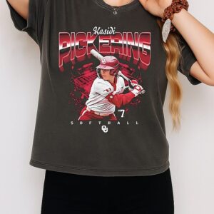 Kasidi Pickering 7 Oklahoma Sooners Softball Graphic T-Shirt