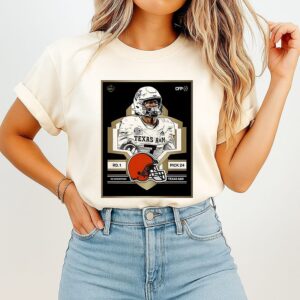 Kc Concepcion 24 Cleveland Browns NFL Draft 2026 T-Shirt