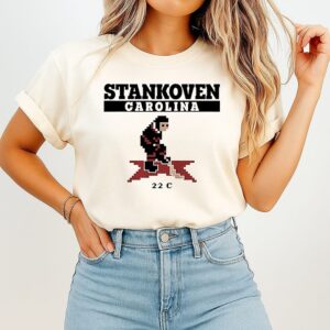 Logan Stankoven 22 C Carolina Hurricanes Hockey 16-Bit T-Shirt